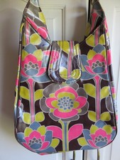 Boden Bag Crossbody/ Shoulder Retro/Flower Oil Cloth
