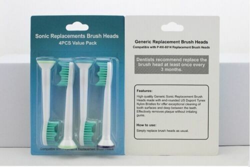 Replacement toothbrush - 4x,