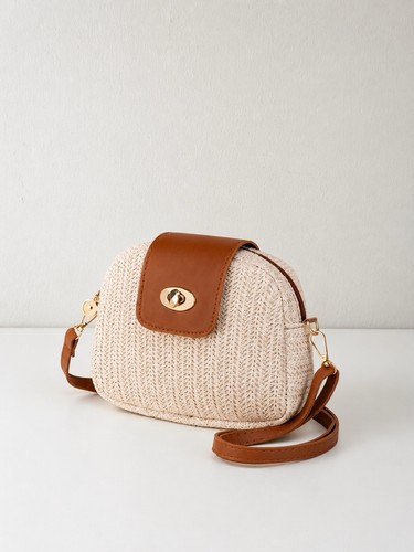 Woven crossbody bag women - woven,