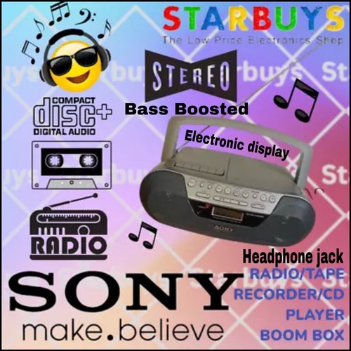 Sony cfd s05 portable boombox - sony, cfd-s05