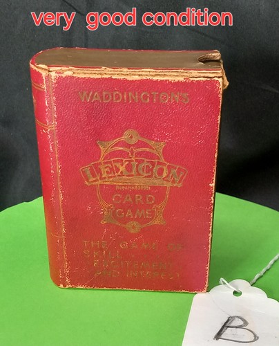 Waddingtons lexicon card game - card,