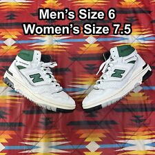 Aime Leon Dore x New Balance 650 Leon Dore White/Green BB650RL1 Mens 6 Women 7.5