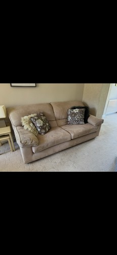 Tetrad seater beige suede - seater,