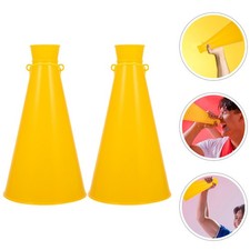 2Pcs Cheer Megaphone Plastic
