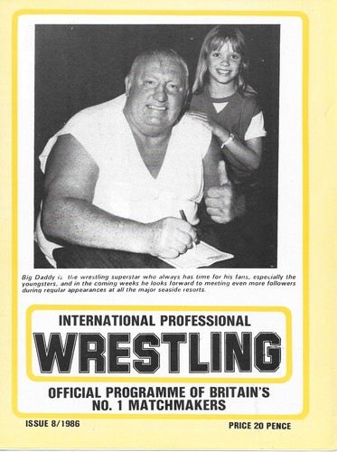 Wrestling programme 8 1986 - wrestling,
