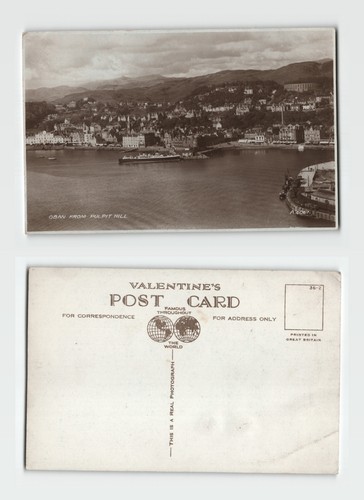 Postcard oban from pulpit hill - from,
