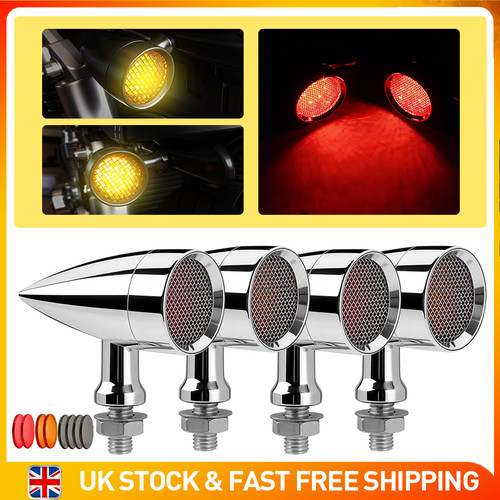 Red amber motorcycle led - red,