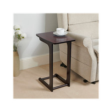 Sofa Side Table MDF Mahogany