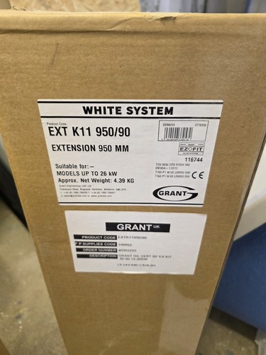 Grant white system flue - white,