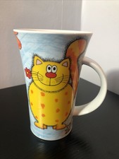 Dunoon Mug Wild Bunch Cat Dog Jane Brookshaw Stoneware Made In Scotland