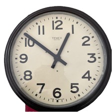 Temco Electric Art deco Clock