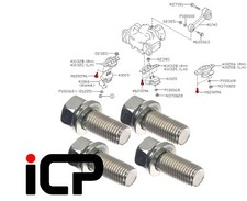 4 x Genuine Engine Mount Bolts Fits: Subaru Impreza WRX STi Legacy Forester EJ