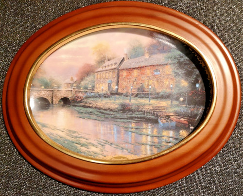 Vintage thomas kinkade ceramic - vintage,
