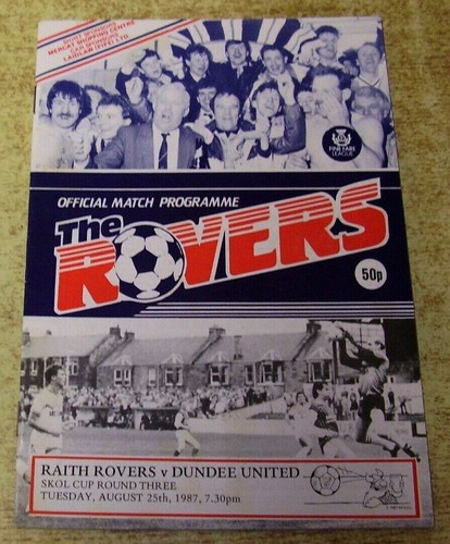 Raith rovers programmes - raith,