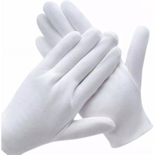 White Cotton Gloves
