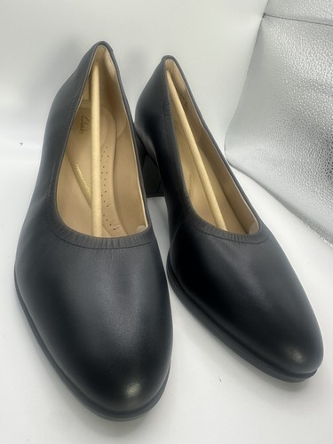 Women clarks wide fit - fit, black