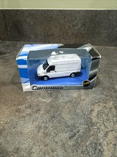 CARARAMA 1/72 FORD TRANSIT VAN WHITE DIECAST MODEL