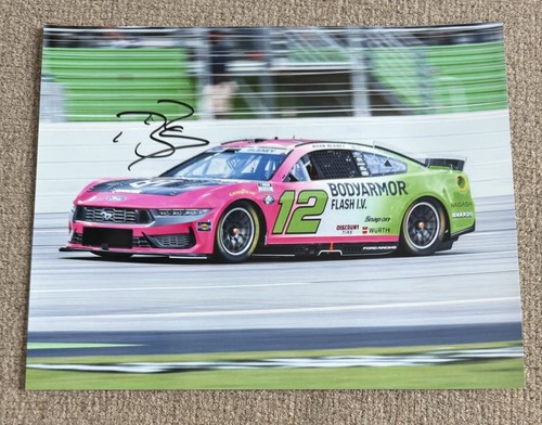Ryan blaney signed 8x10 - ryan,
