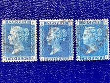Two penny blue plate - blue,