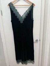 Zara Woman Dark Green Velvet