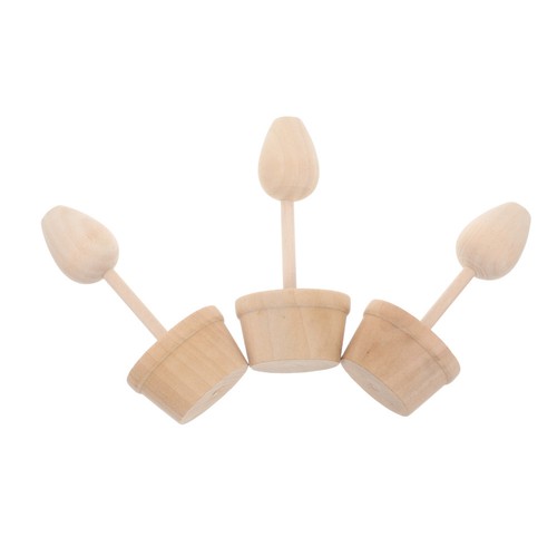 Miniature wooden mushroom - miniature,