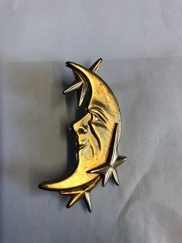 Vintage crescent moon and - moon,