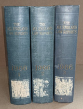 Bound Set of: The All England Law Reports 1966 Volume 1, 2 & 3