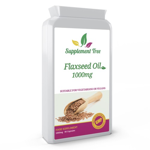 Flaxseed oil 1000mg - oil, 90