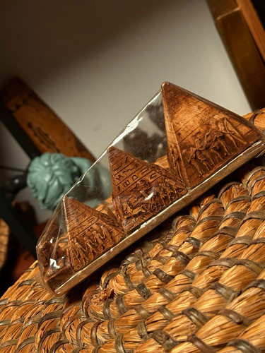 Rare egyptian pyramid ornament - egyptian,