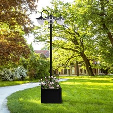 Solar Lamp Post 3Head Street