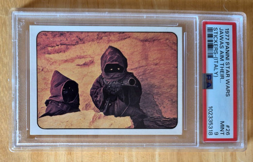1977 star wars panini stickers - star,