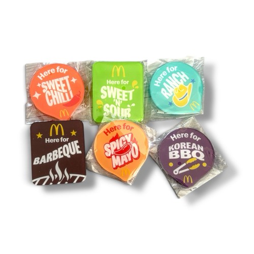 Mcdonald sauce badges set - sauce,