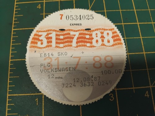 Vintage collectable tax - vintage,