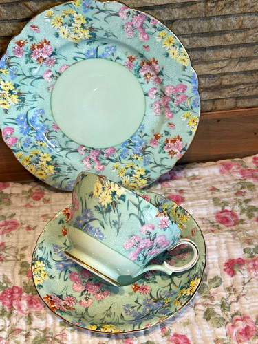 Shelley bone china floral - china,