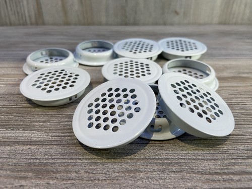 White 35mm steel round - x,