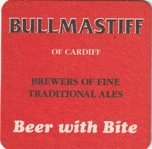 Beer mat bullmastiff brewery - beer,