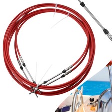 2x 10FT Throttle Control Cable For Yamaha Suzuki Outboard Boat Motor Control Kit