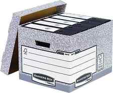 (10 Pack) Fellowes A4 Standard Archiving Box Grey Bankers Box System ‎00810-FF
