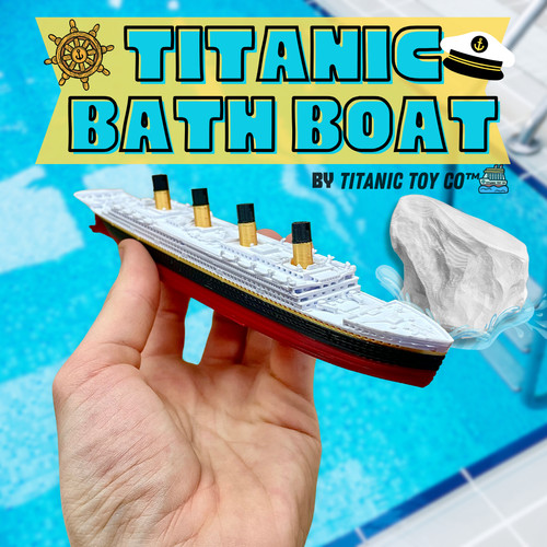 Titanic bath boat and pool - titanic,