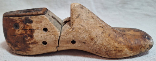 Vintage cobblers wooden shoe - cobblers,