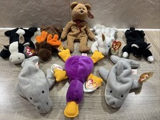 Set of 8 TY Beanie Babies -