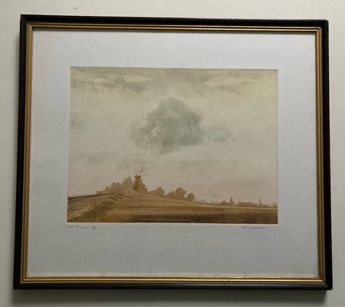 Vintage etching frans - vintage,