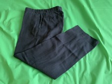 Mens Linen Trousers Armani collections Blue W32 L30- vgc