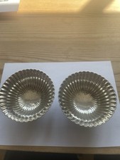 2 Antique Solid Silver Bon Bon Dishes. Hallmarked. 