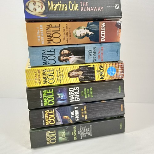 Martina cole novels crime - 7x,