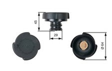 GATES-OE RC204 Cap, coolant