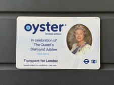 Oyster Card Diamond Jubilee 1952-2012 Queen Elizabeth II  - Collectable Item