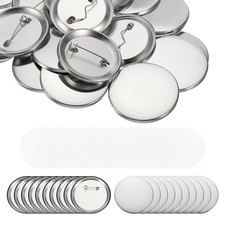 200Pcs 3" Metal Button Parts