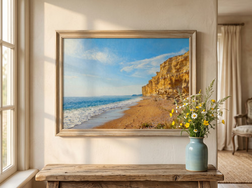 Bridport coastline west bay - coastline,