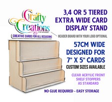 3/4/5 Tiered XL Wooden Craft